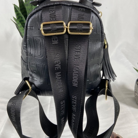 Steve Madden Black Mini Backpack - Picture 4 of 6